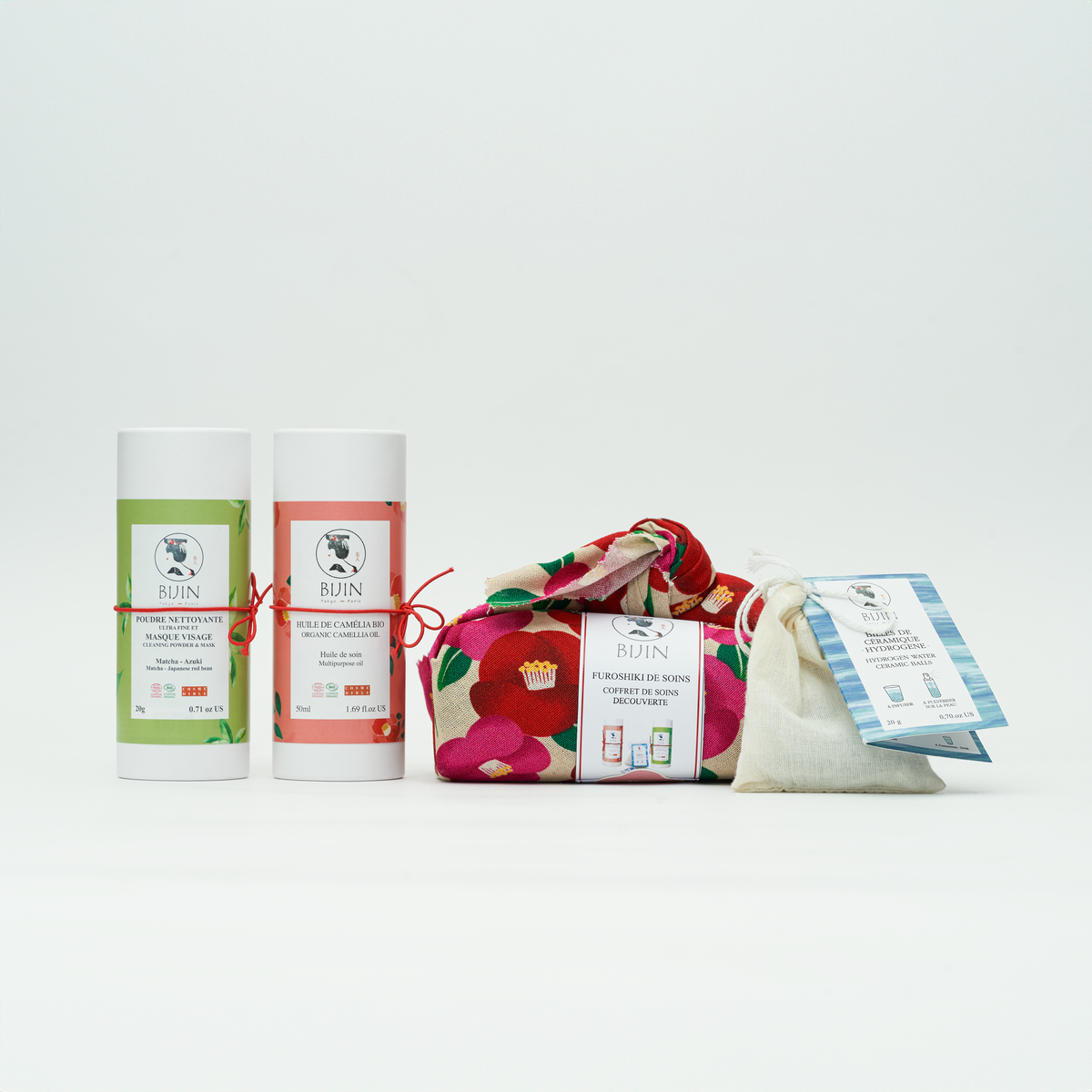 Coffret furoshiki de soins visage et corps